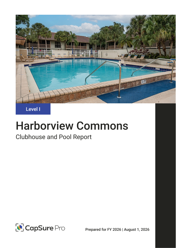 Harborview Commons sample report cover